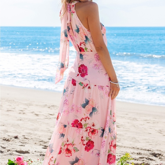 NWT - Floral Sleeveless Maxi Dress - Picture 2 of 9